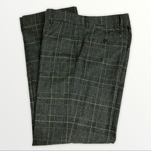 Ted Baker London Plaid Wool Pants Size 30/…
